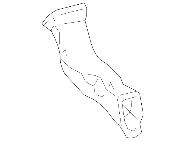 58861-35020 Деталь HEATER DUCT