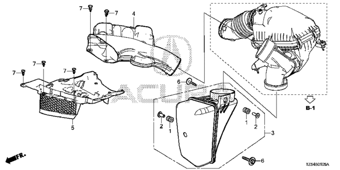 ELECTRICAL / EXHAUST / HEATER / FUEL/RESONATOR CHAMBER for 2014 Acura MDX #1