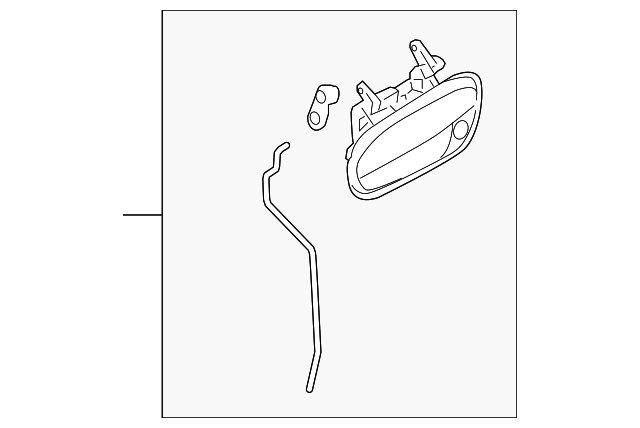 8281086Z00 Деталь HANDLE, OUTSIDE, RIGHT