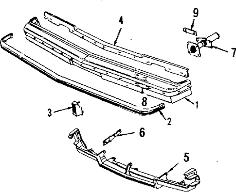 Skylark BUMPER ASSEMBLY