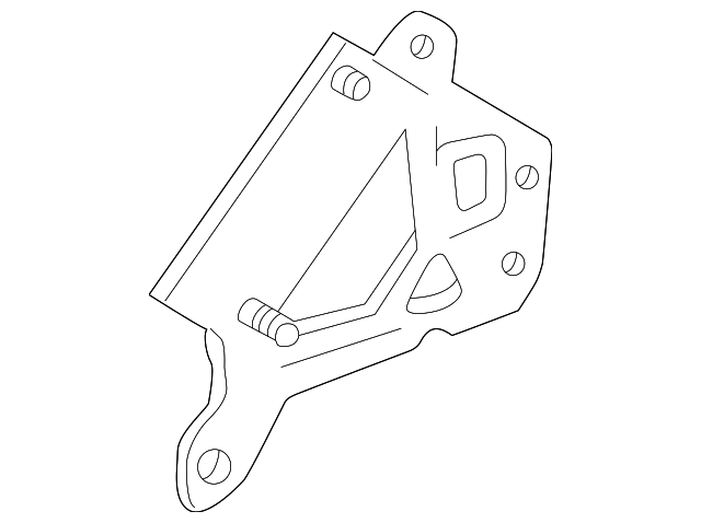 25744679 LOCK MODULE BRACKET, LEFT