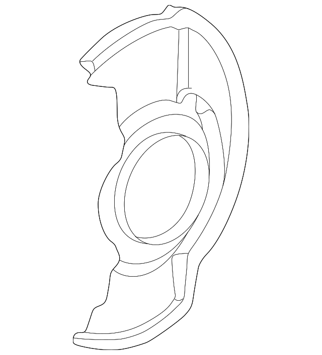 45255-SDP-A01 Деталь SPLASH GUARD, FR.