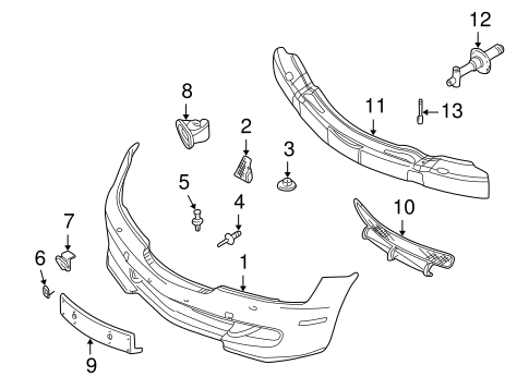 Z3 BUMPER & COMPONENTS - FRONT