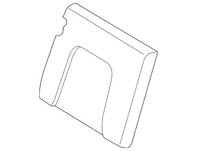 89460-2C110-EBT Деталь SEAT BACK COVER, RIGHT