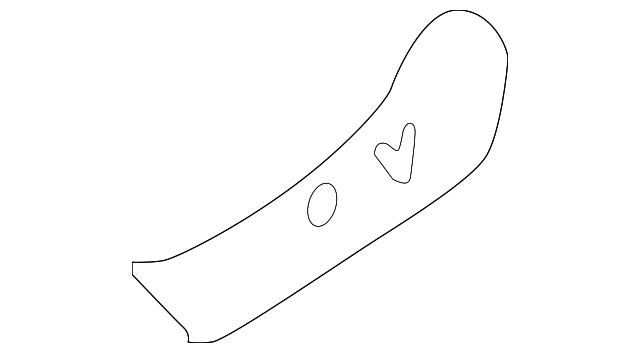 88170-1M601WK OUTER COVER, LEFT