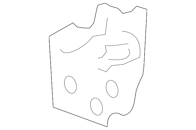 25854415 UPPER HINGE, LEFT