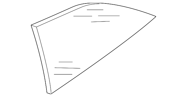 8T0-845-300-G-NVB Деталь QTR GLASS, RIGHT