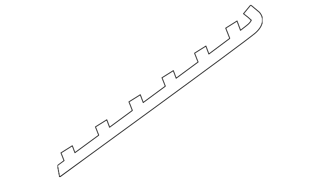 8T0-853-346-E-1P9 Деталь MOLDING, RIGHT