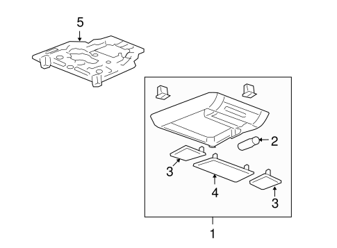 Escalade OVERHEAD CONSOLE 2