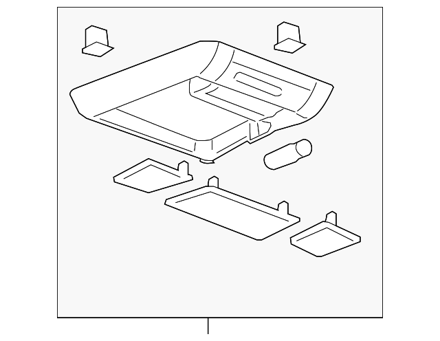 25851515 Деталь ROOF CONSOLE