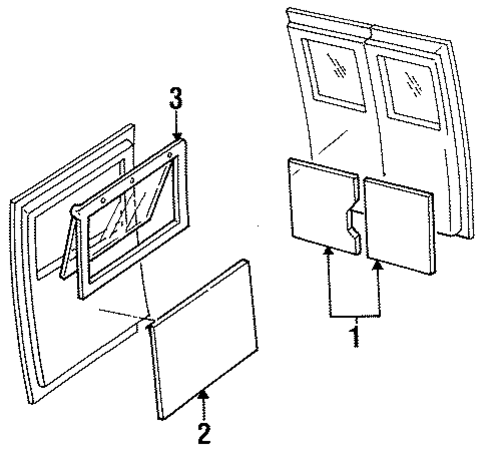 B150 INTERIOR TRIM - SIDE DOOR 2