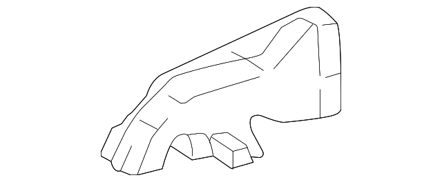 87201-47080 Деталь AIR DUCT, LEFT