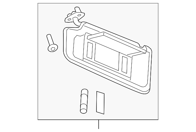22980087 SUNVISOR, RIGHT