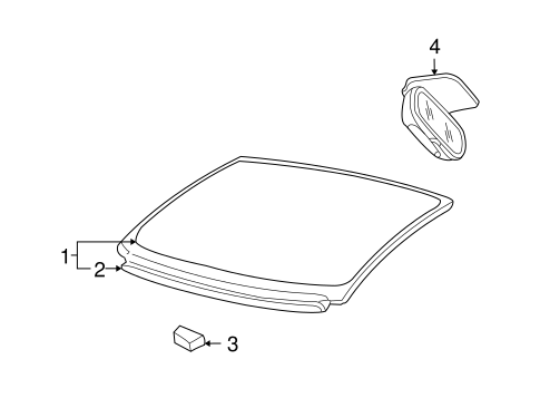 Beetle GLASS - WINDSHIELD