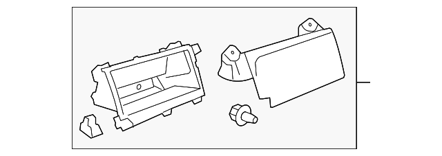 55042-08010-B0 Деталь STORAGE COMPART