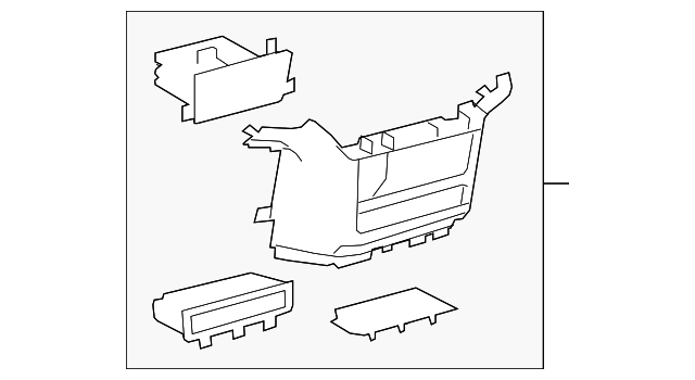 55420-08011-B1 Деталь CENTER PANEL