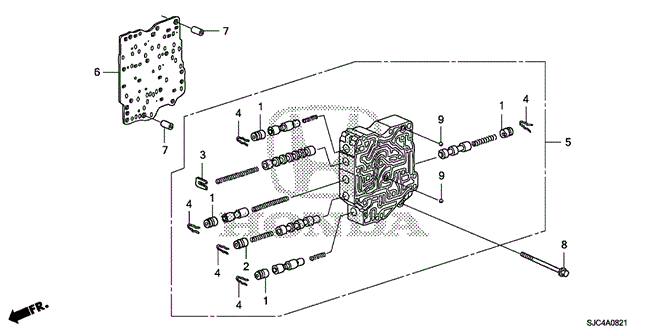 TRANSMISSION - AUTOMATIC/AT SECONDARY BODY (2) for 2010 Honda RIDGELINE #1