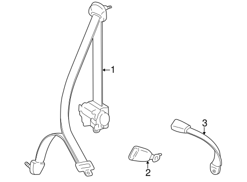 RAV4 REAR SEAT BELTS