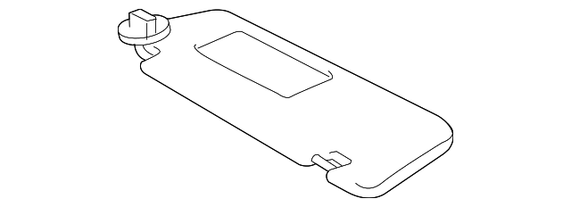 74310-02A70-B2 Деталь SUNVISOR, RIGHT