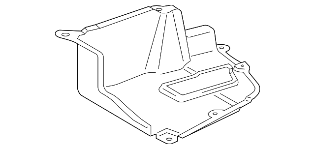 58724-0E030 Деталь UNDERBODY SHIELD, LEFT