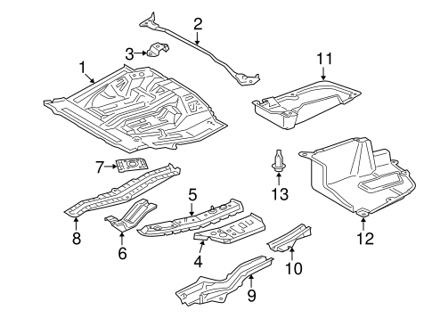 Highlander REAR FLOOR & RAILS 3