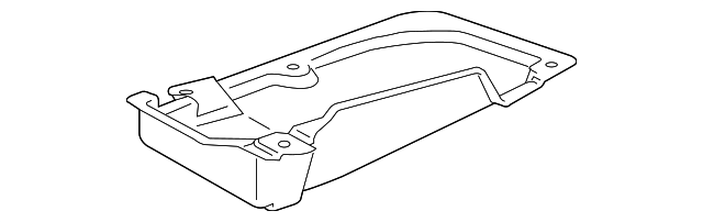 58723-0E030 Деталь UNDERBODY SHIELD, RIGHT