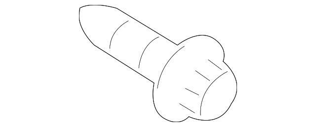 86579-3S000 Деталь UPR CTR PLR TRIM SCREW, LEFT