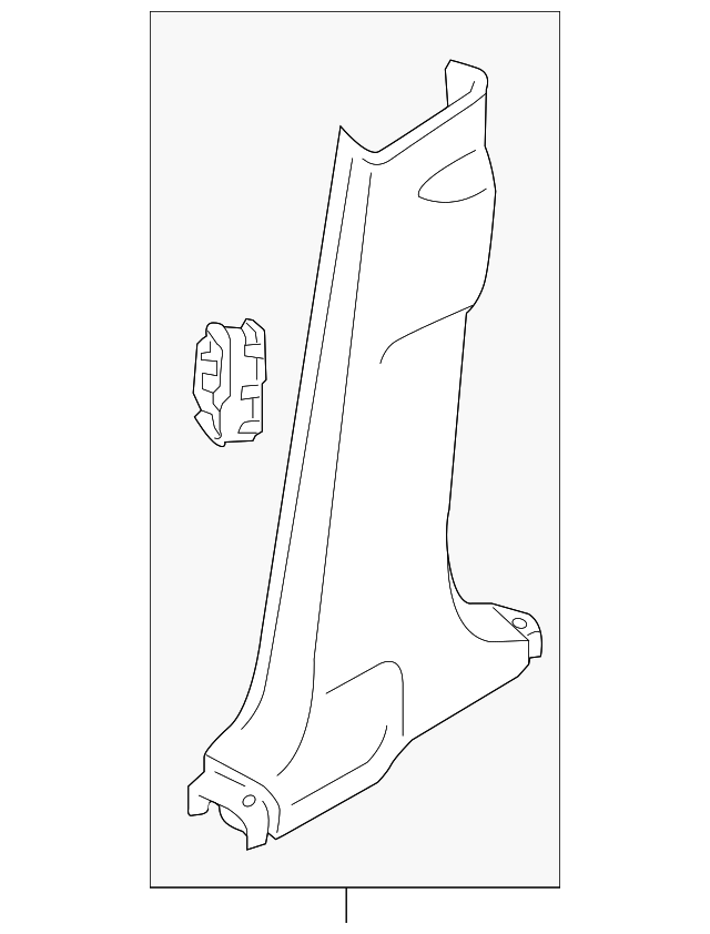 76936-1SV0A LWR CTR PLR TRIM, RIGHT