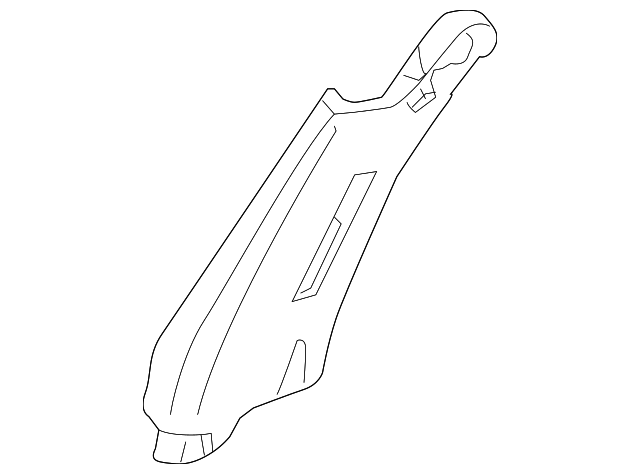 76914-1SV0A UPR CTR PLR TRIM, LEFT