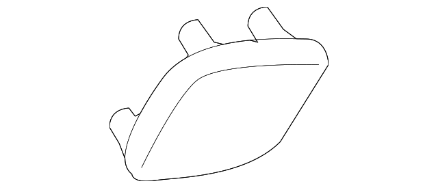 76988-CC20D UPR CTR PLR TRIM CAP, RIGHT