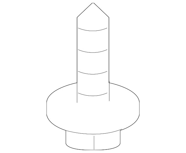 90159-60215 BUMPER COVER SCREW, LEFT