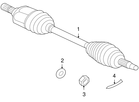 Outlander DRIVE AXLES