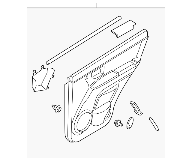 83301-3E070C2 Деталь DOOR TRIM PANEL, LEFT