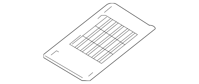 21283101369051 VENT GRILLE, LEFT