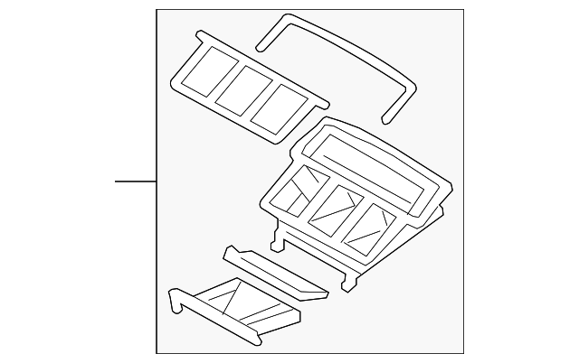 7410886Z00 Деталь LOWER AIR GUIDE