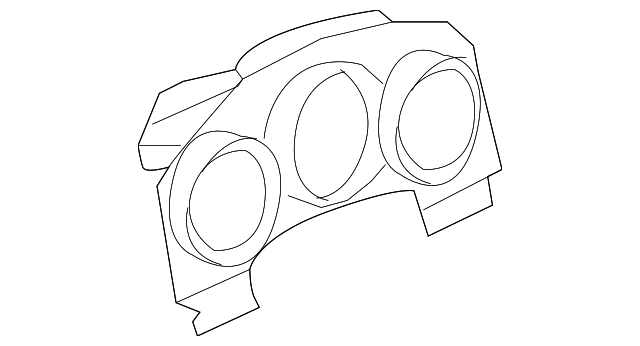 1AV62DK5AB Деталь CLUSTER BEZEL