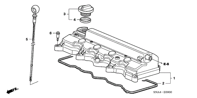 CIVIC SEDAN CYLINDER HEAD COVER (1.8L)