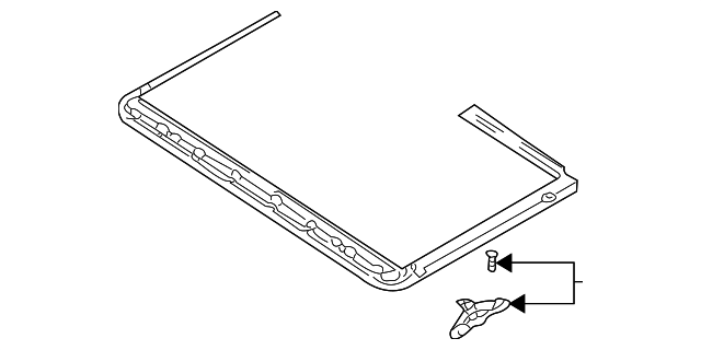 4B0-877-255-A-PMW Деталь SUNSHADE