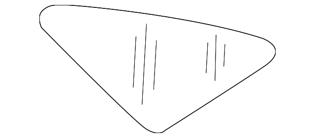 4E0-845-299-M-NVB Деталь QTR GLASS, LEFT