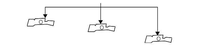 4E0-853-929-C Деталь REAR MOLDING CLIP, RIGHT