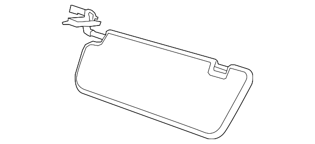 92263752 SUNVISOR, RIGHT