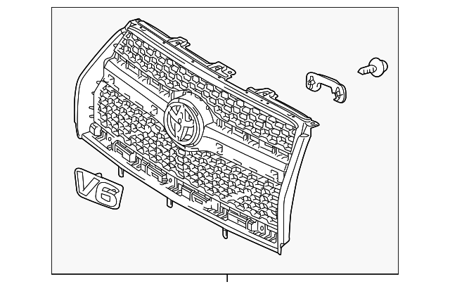 53101-0R060 Деталь GRILLE ASSY