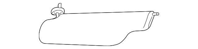 F75Z1504104FAA Деталь SUNVISOR, RIGHT