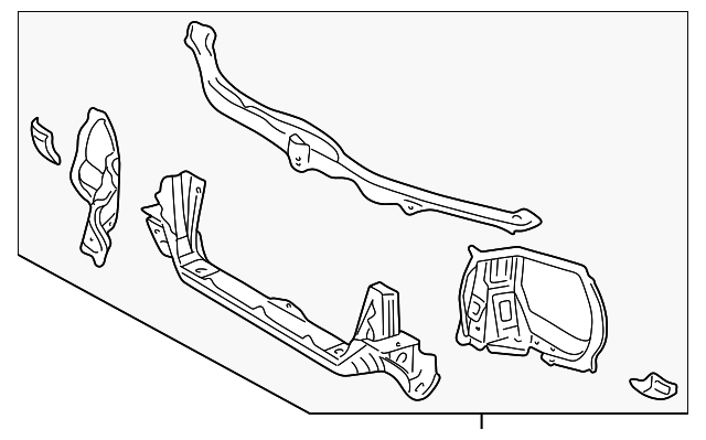 53201-42011 Деталь RADIATOR SUPPORT