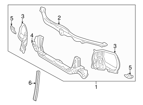 RAV4 RADIATOR SUPPORT