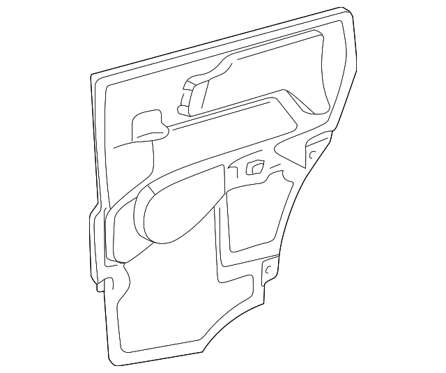 15747046 WATER DEFLECTOR, LEFT