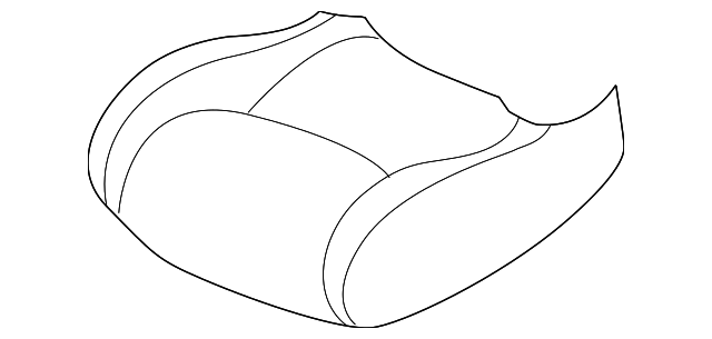 XD011X9AA Деталь SEAT CUSHION, LEFT
