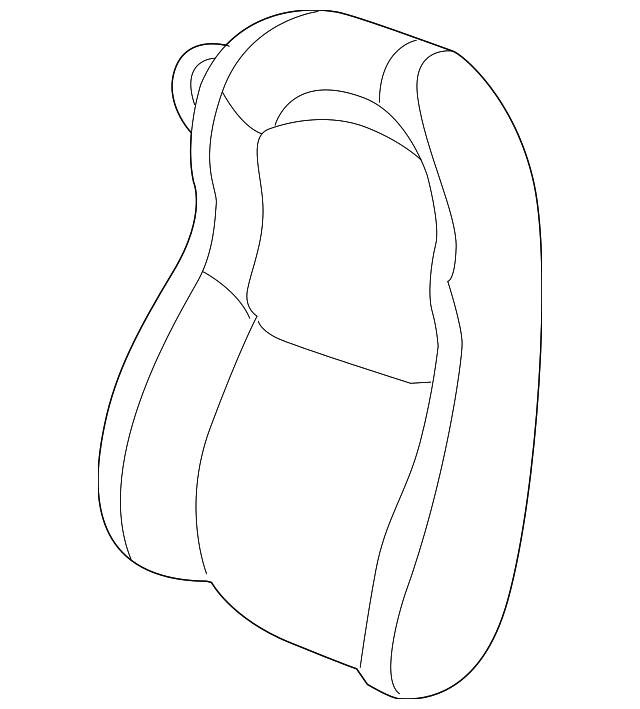 XD051X9AA Деталь SEAT BACK, RIGHT