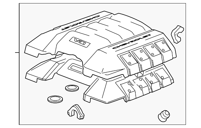 92246784 Деталь ENGINE COVER