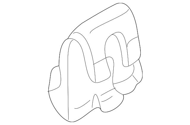 GD7A-50-658A Деталь BELT W'STRIP CLIP, RIGHT